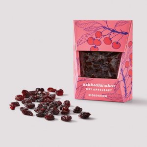 Dörrfrüchte, Weichseln, Sauerkirschen, Weichselkirschen, Dörrfrüchte mit Apfelsaft