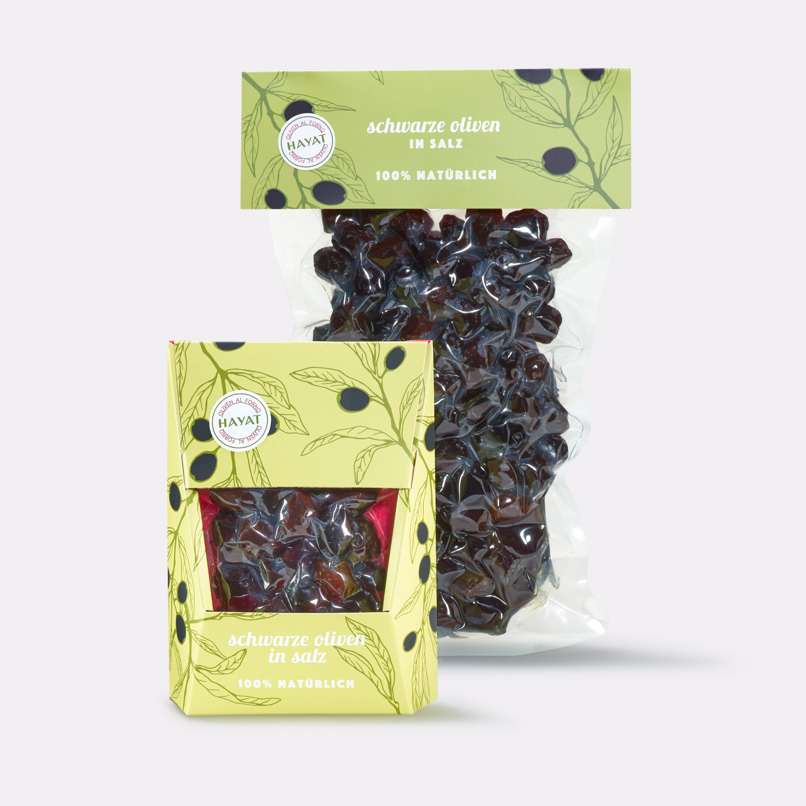 Oliven in Salz, Oliven al Forno, im Ofen getrocknet, Hayat Delikatessen, Köstlichkeiten, Hayat Trading