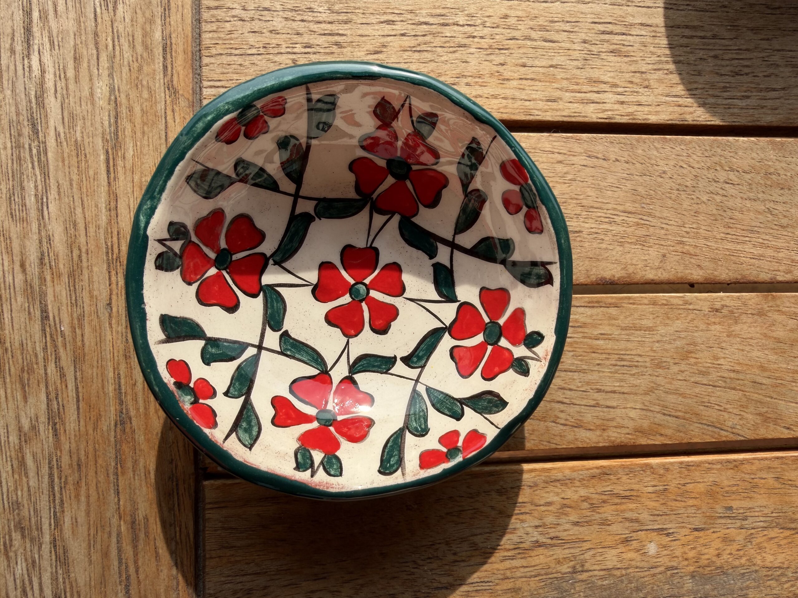 Iznik Schalen, handgefertigt, Dessin Granatapfel, Hayat Delikatessen