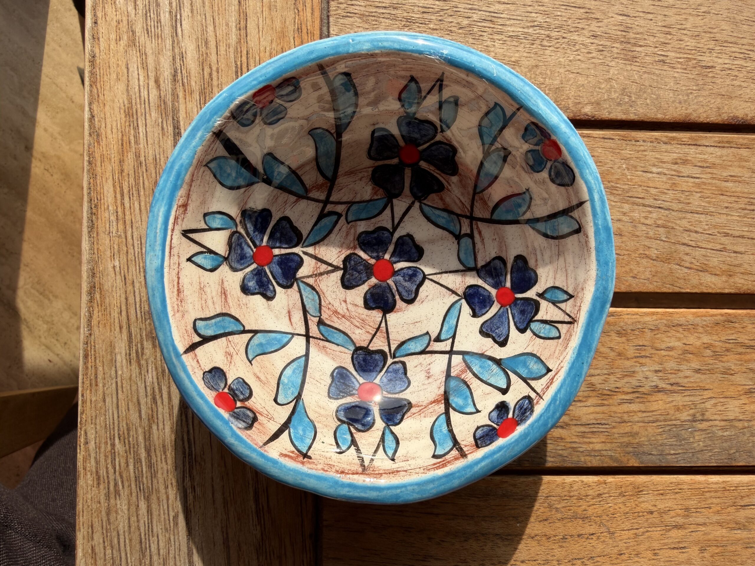 Iznik Schalen, handgefertigt, Dessin Granatapfel, Hayat Delikatessen