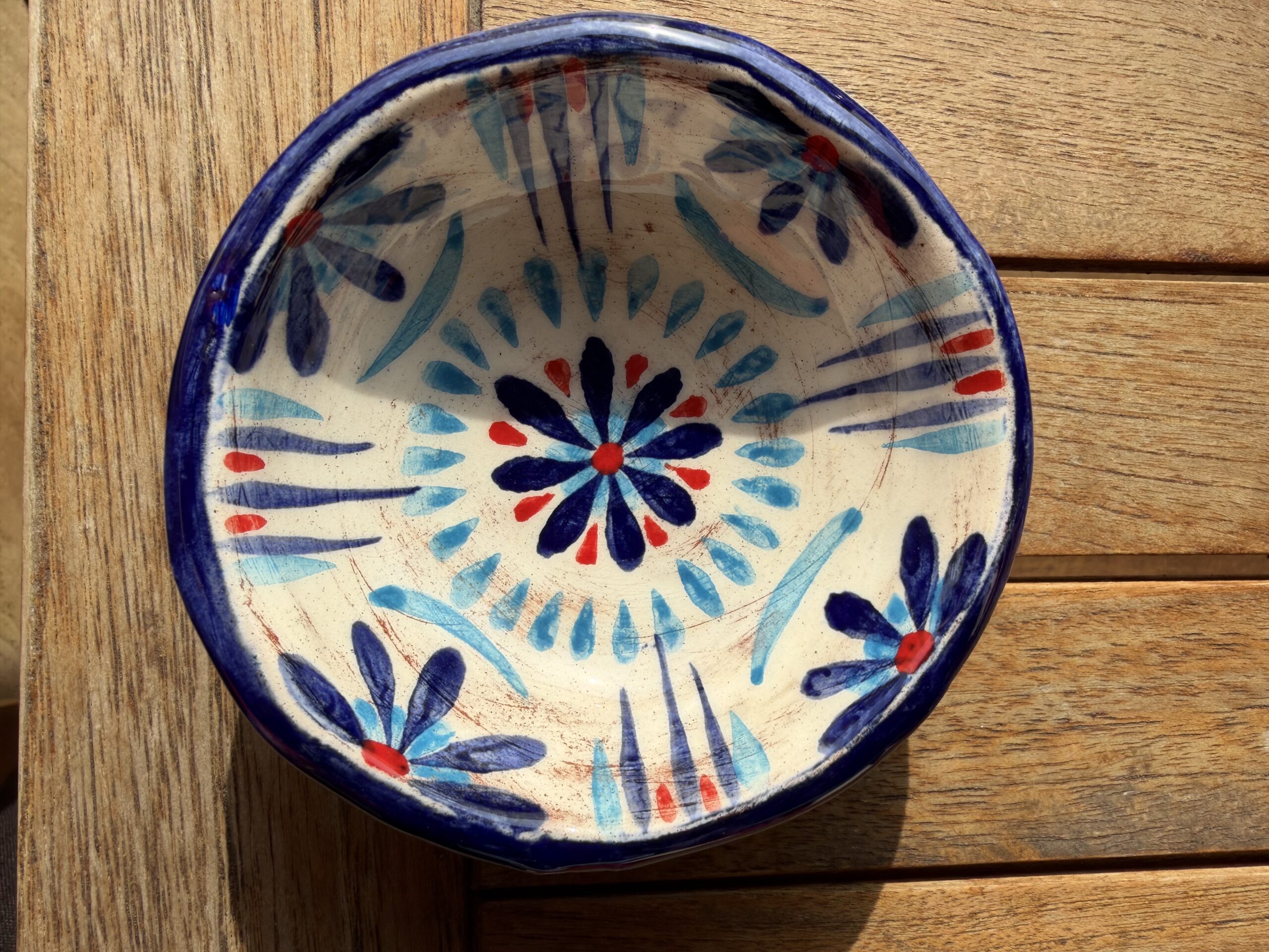 Iznik Schalen, handgefertigt, Dessin Granatapfel, Hayat Delikatessen